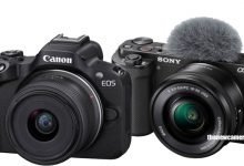 مقارنة بين كاميرا كانون R50 وكاميرا سوني ZV-E10